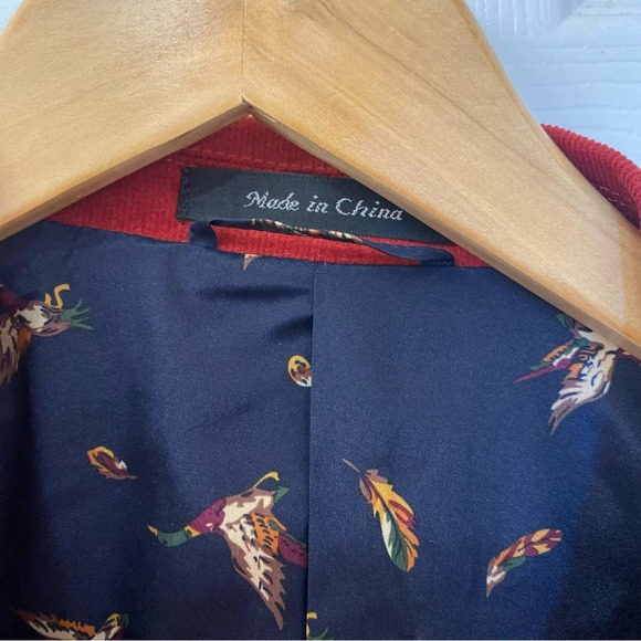 Lauren Ralph Lauren Deep Red Corduroy Sport Jacket Size 46R - Picture 10 of 10